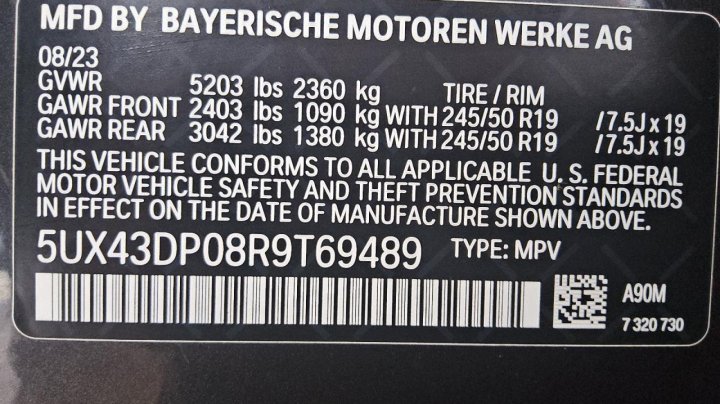 BMW X3  2024