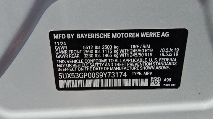 BMW X3  2025