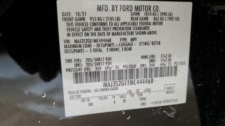 Ford ECOSPORT  2021