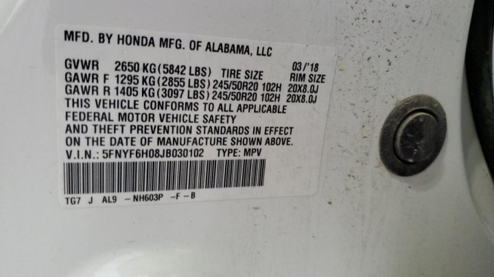 Honda Pilot  2018