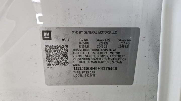 Chevrolet Sonic  2017