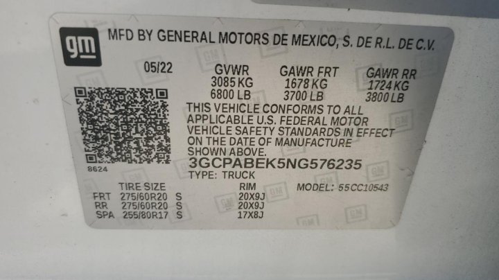 Chevrolet Silverado  2022