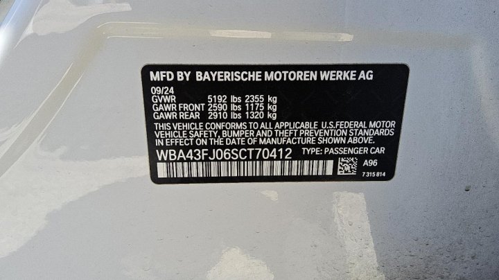BMW 530 I 2025