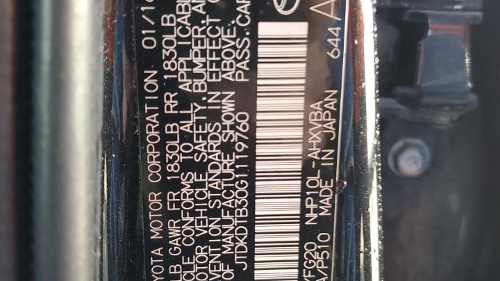 Toyota PRIUS C  2016