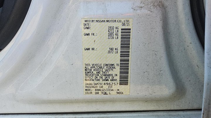 Nissan Altima  2015
