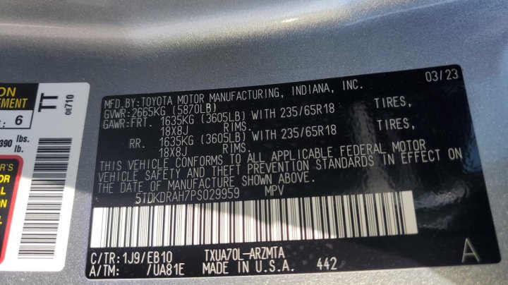 Toyota Highlander  2023