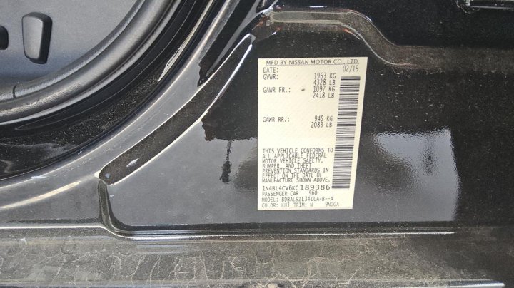 Nissan Altima SR 2019