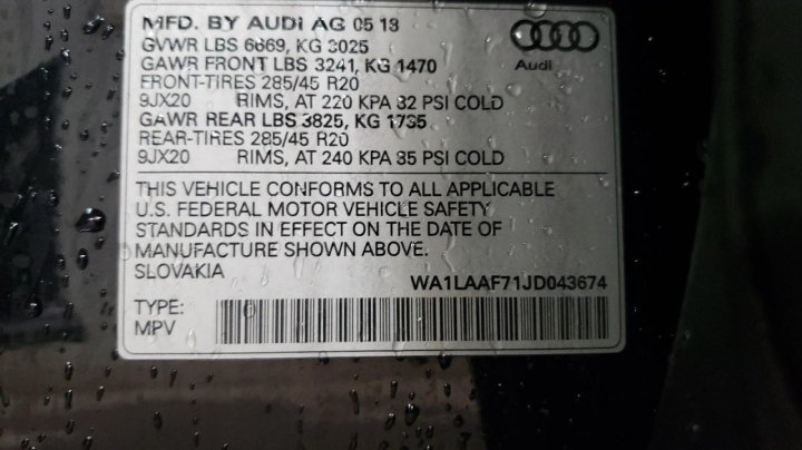 Audi Q7  2018
