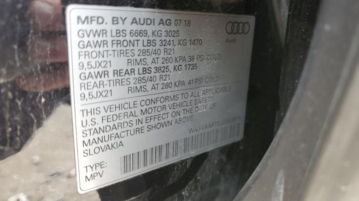 Audi Q7  2018