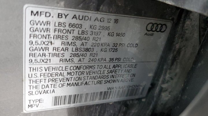 Audi Q7  2017
