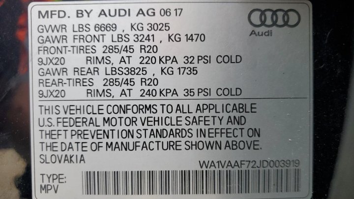 Audi Q7  2018