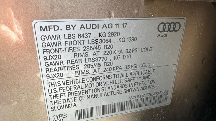 Audi Q7 PREMIUM PLUS 2018