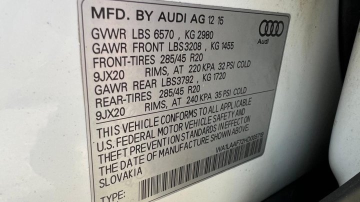 Audi Q7 PREMIUM PLUS 2017