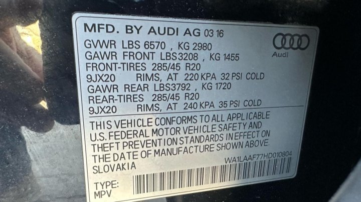 Audi Q7 PREMIUM PLUS 2017