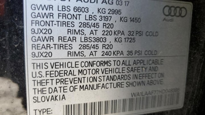 Audi Q7 PREMIUM PLUS 2017