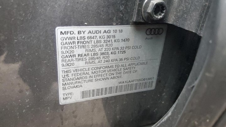 Audi Q7  2019