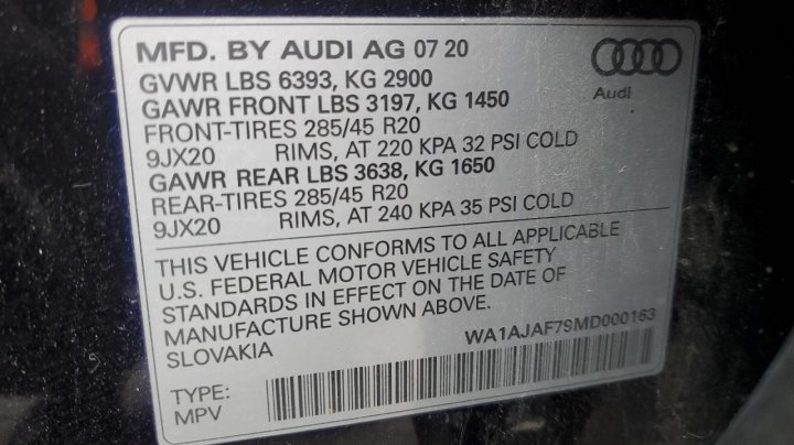 Audi Q7 PREMIUM 2021