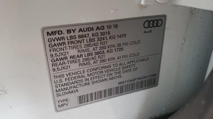 Audi Q7 PRESTIGE 2019