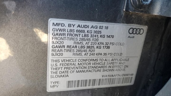 Audi Q7 PRESTIGE 2018