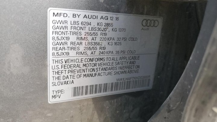 Audi Q7  2017