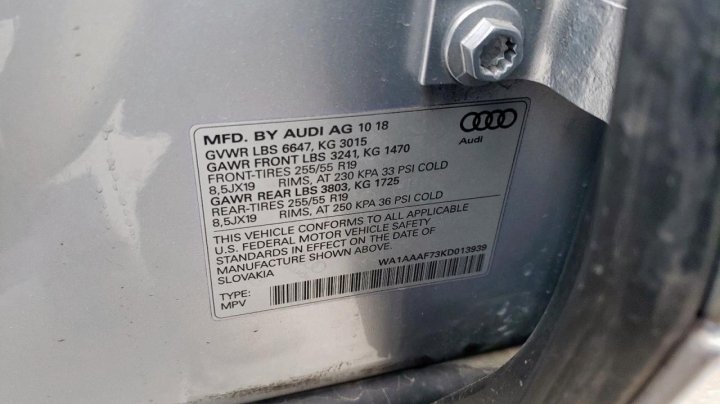 Audi Q7  2019