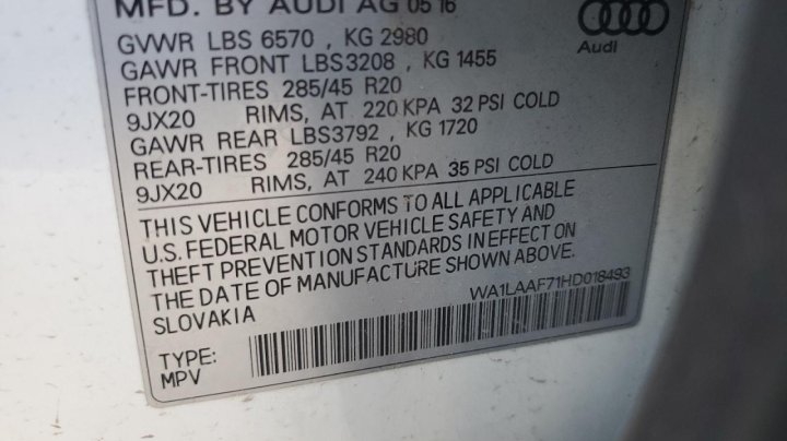 Audi Q7  2017