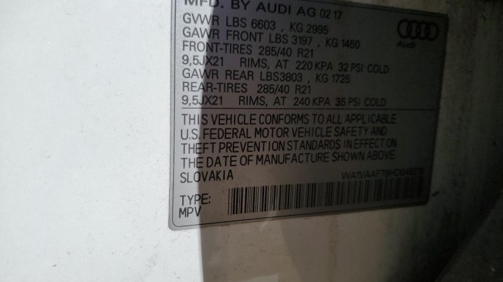 Audi Q7  2017