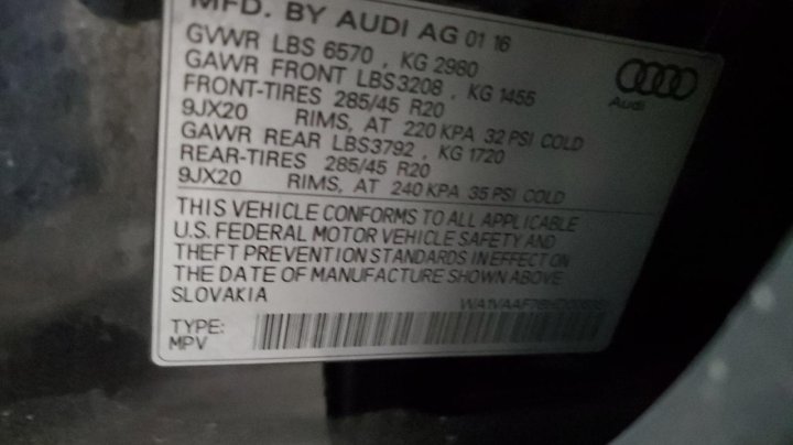 Audi Q7 PRESTIGE 2017