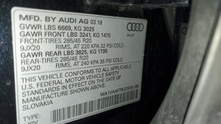 Audi Q7 PRESTIGE 2018
