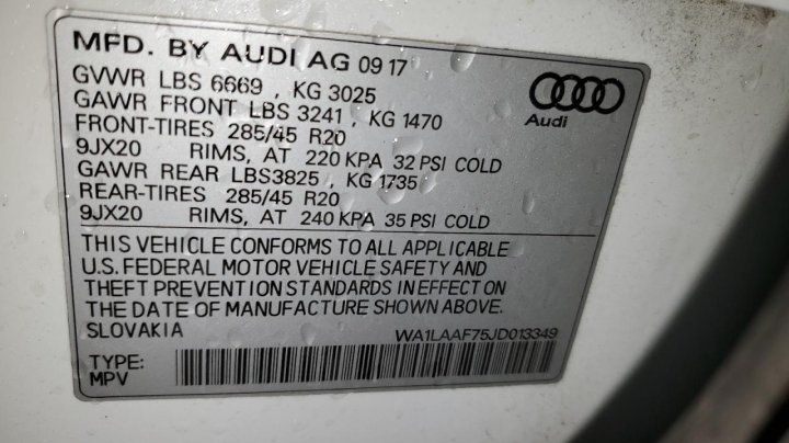 Audi Q7 PREMIUM PLUS 2018