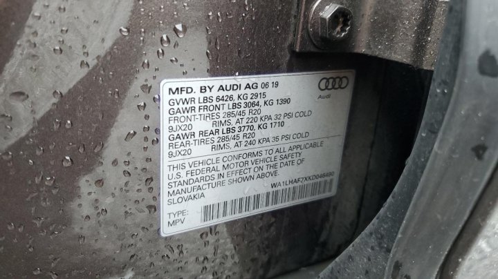 Audi Q7 PREMIUM PLUS 2019