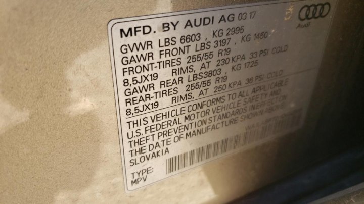 Audi Q7 PREMIUM PLUS 2017