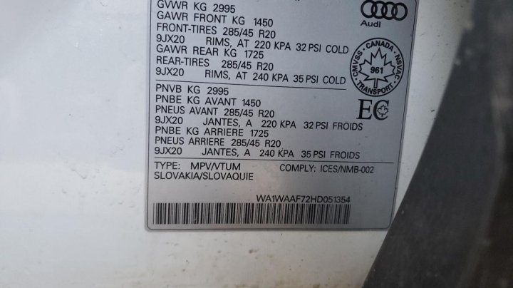 Audi Q7 Technik S-Line 2017