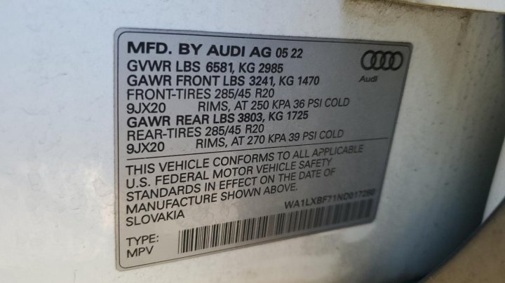 Audi Q7 PREMIUM PLUS 2022
