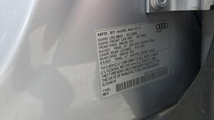 Audi Q7  2017