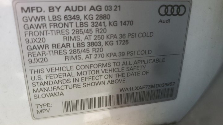 Audi Q7  2021