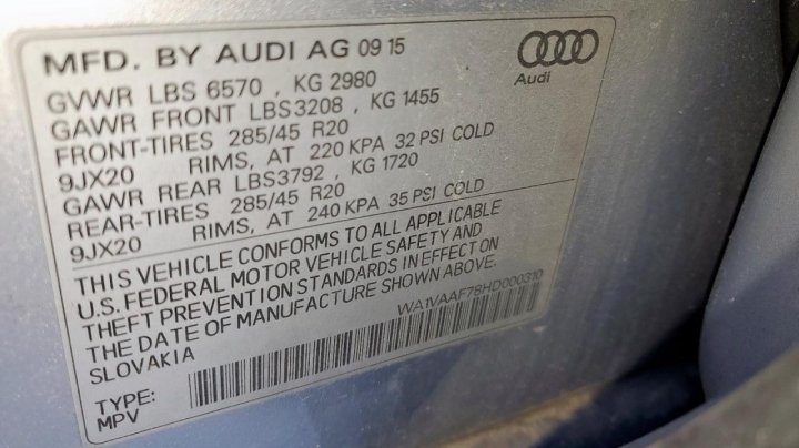 Audi Q7  2017