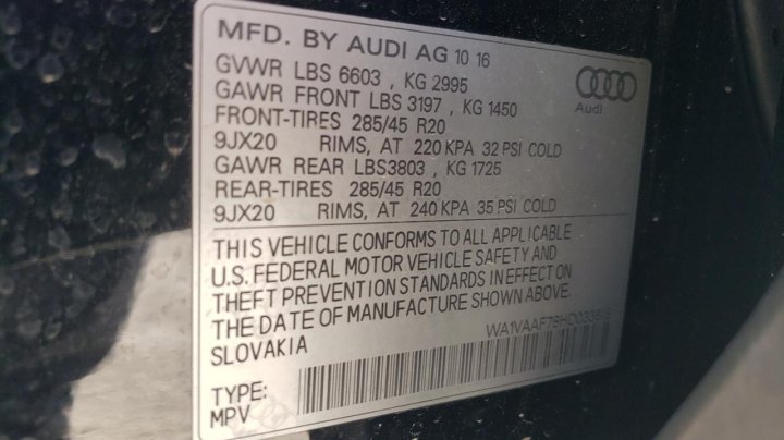 Audi Q7 PRESTIGE 2017
