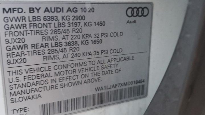 Audi Q7  2021
