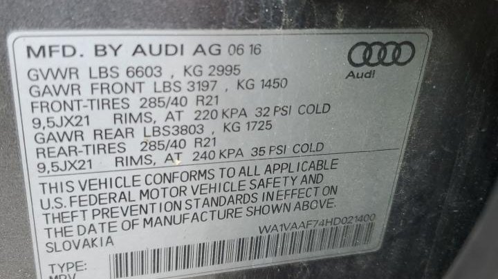 Audi Q7  2017