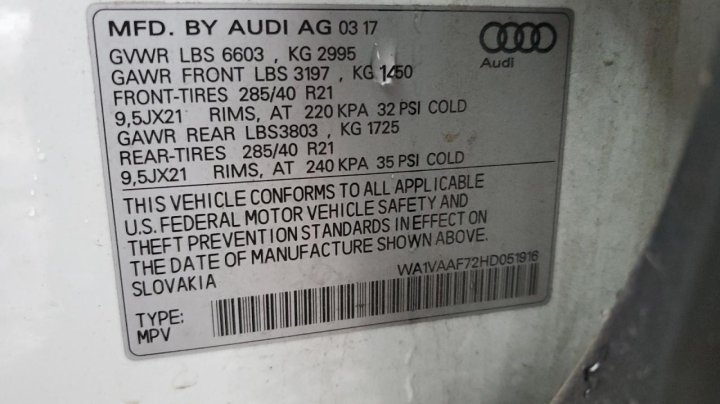 Audi Q7  2017