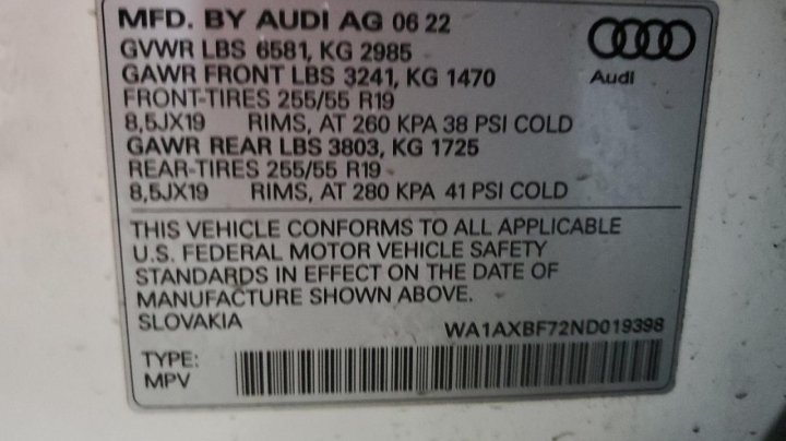 Audi Q7  2022