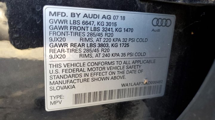 Audi Q7  2019