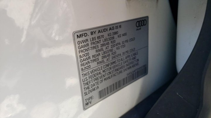 Audi Q7 PREMIUM PLUS 2017