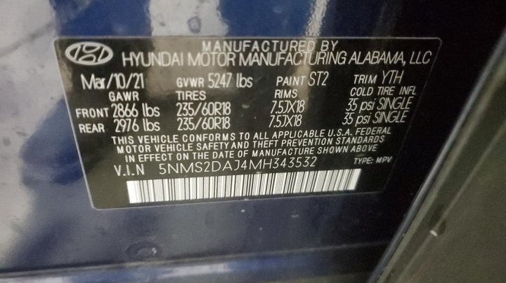 Hyundai Santa Fe  2021