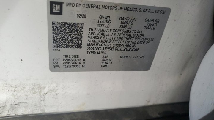Chevrolet Trax  2020