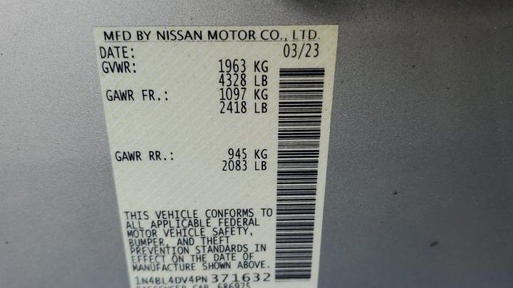 Nissan Altima  2023