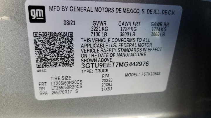 GMC Sierra K1500 AT4 2021