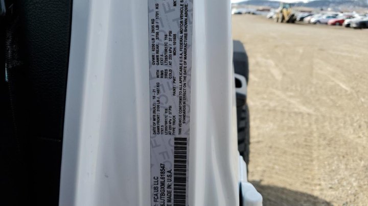 JEEP Gladiator SPORT 2020