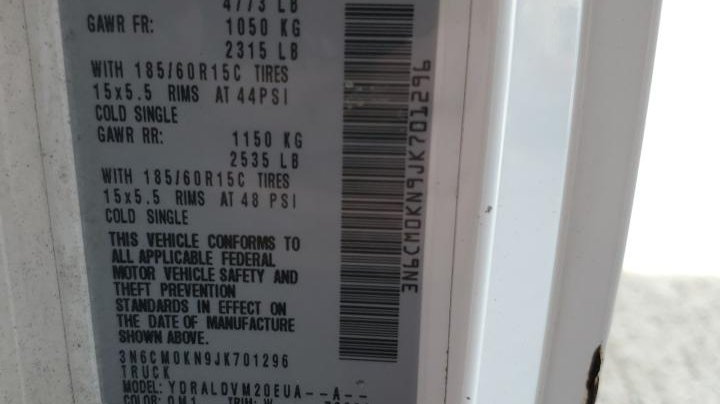 Nissan NV 2.5S 2018